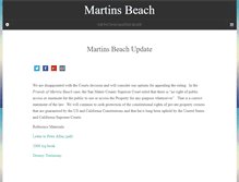 Tablet Screenshot of martinsbeach.com
